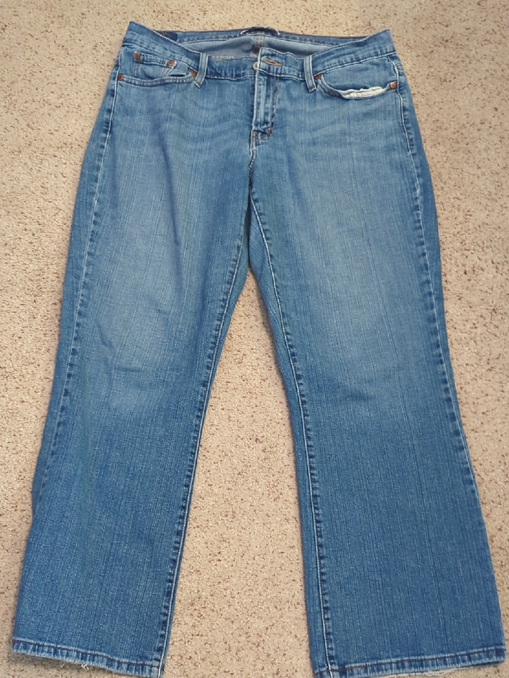 Levi's 529 Curvy Bootcut Jeans Light Wash‎ Women's Size 14S